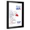 Frame USA Metal I Black Single Image Picture Frame